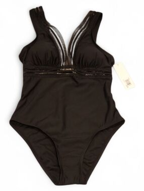 NWT- Freshwater Black One-Piece Swimsuit Size Small